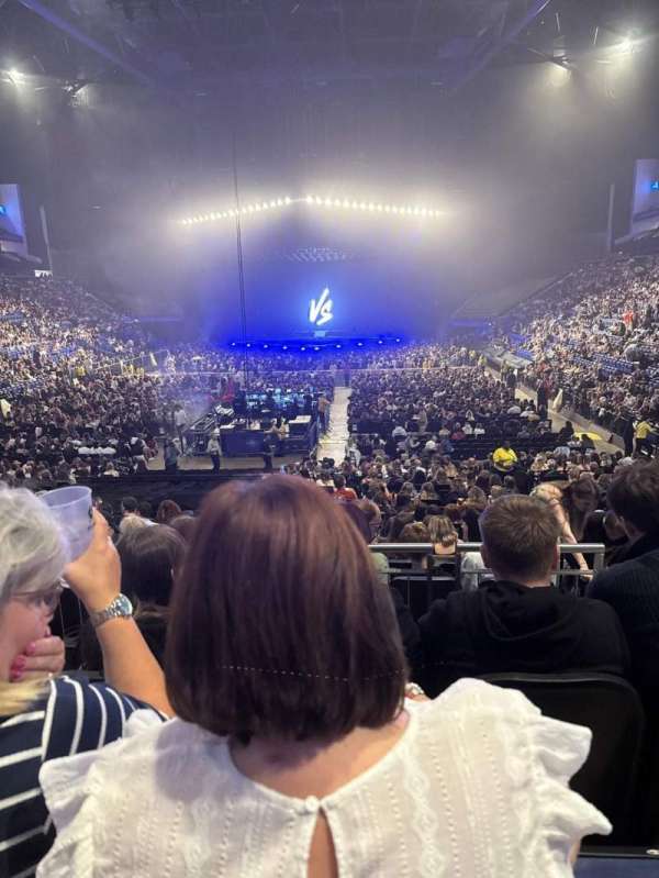 The O2, London, section: 107, row: R, seat: 213