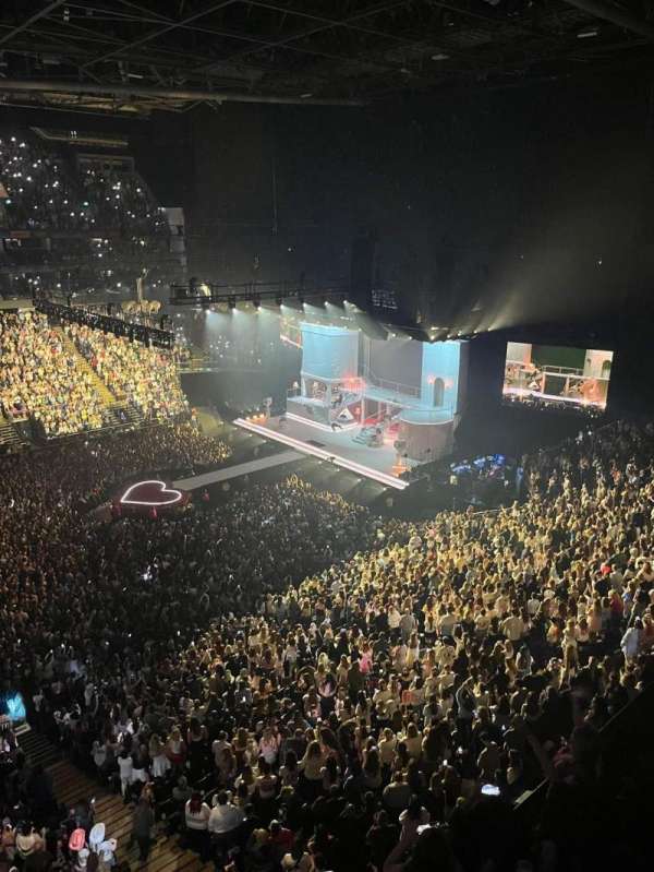 The O2, London, section: 419, row: A, seat: 909