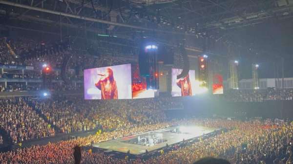 The O2, London, section: 109, row: ZZ