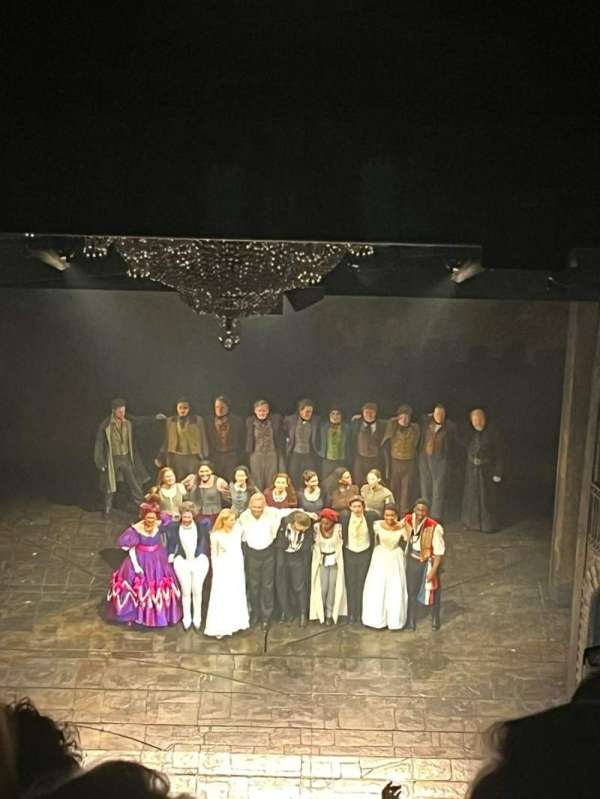 Sondheim Theatre, West End, section: Grand Circle, row: M