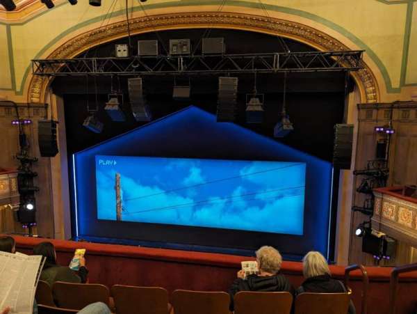 Booth Theatre, section: Mezzanine C, row: D, seat: 113