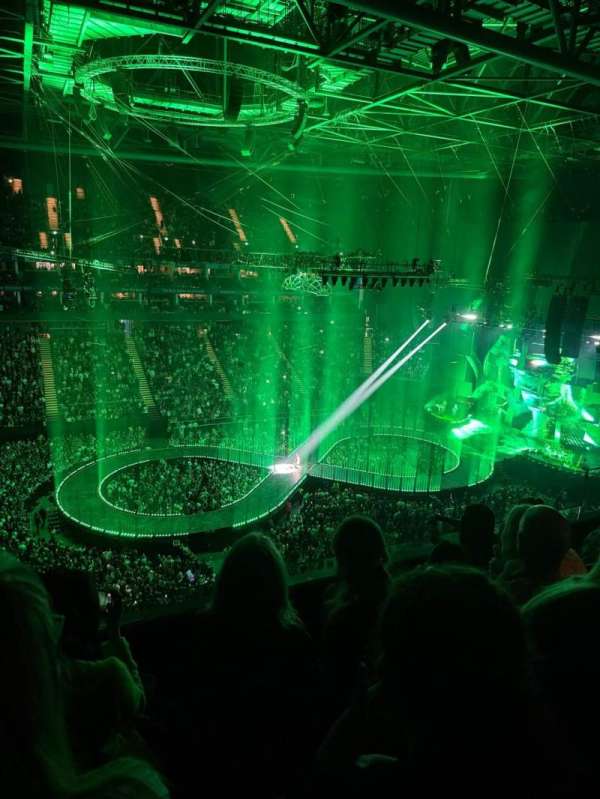 The O2, London, section: 419, row: d, seat: 349