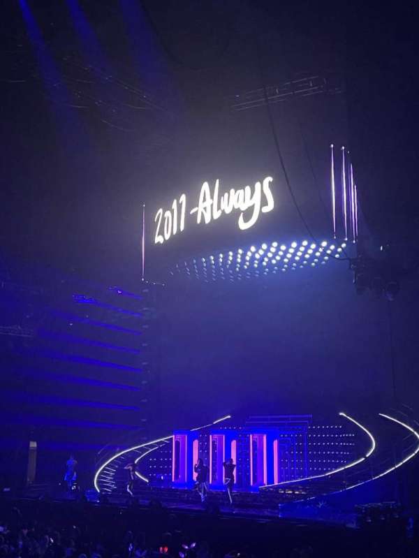 The O2, London, section: 112, row: H, seat: 363