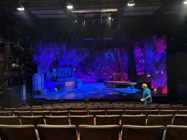 The Newman Theater at The Public Theater, section: 1st Floor, row: L, seat: 10