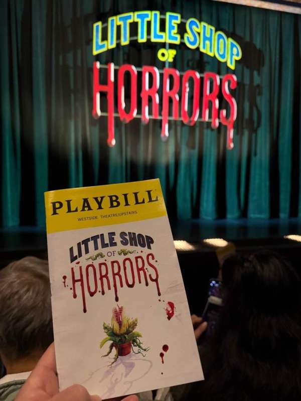 Westside Theatre Upstairs, section: Orchestra C, row: C, seat: 109