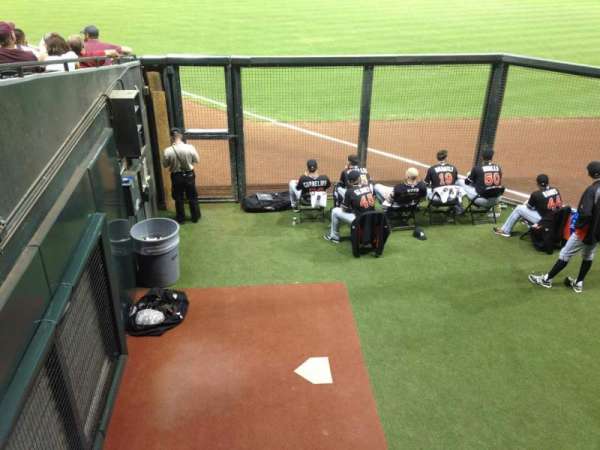 Chase Field, section: 108, row: 25, seat: 11