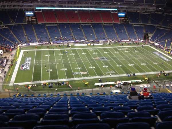 Gillette Stadium, section: 334, row: 20, seat: 17