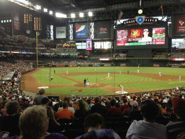 Chase Field, section: 120, row: 32, seat: 11