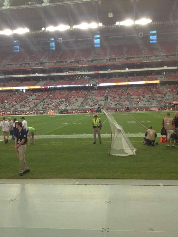 State Farm Stadium, section: 127, row: 1, seat: 10