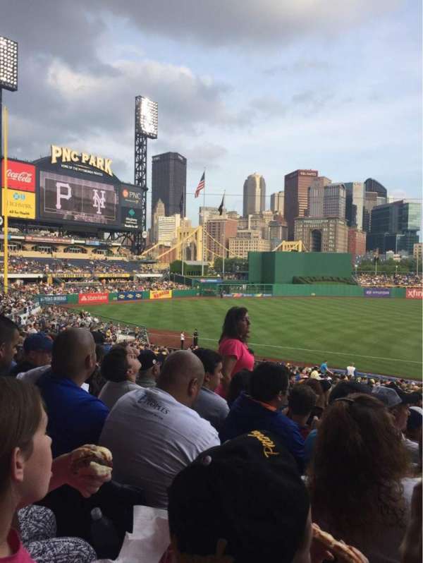 PNC Park, section: 125, row: X, seat: 12