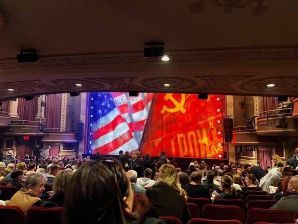 Imperial Theatre, section: Orchestra R, row: S, seat: 12