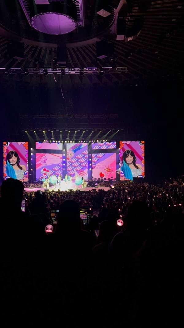 Oakland Arena, section: 107, row: 7, seat: 12