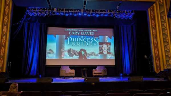 Uptown Theatre, Napa, section: O center, row: E, seat: 110