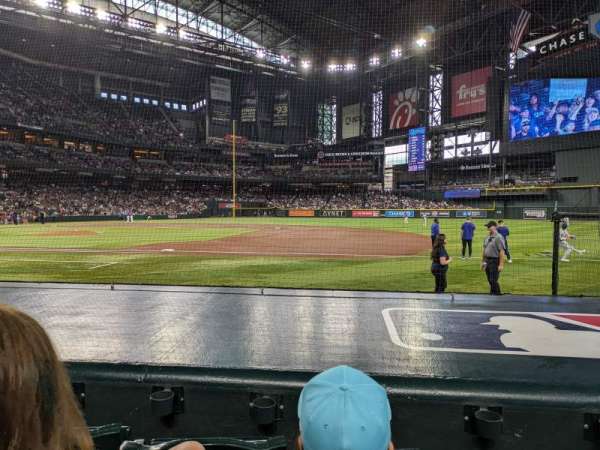 Chase Field, section: C, row: 8, seat: 6