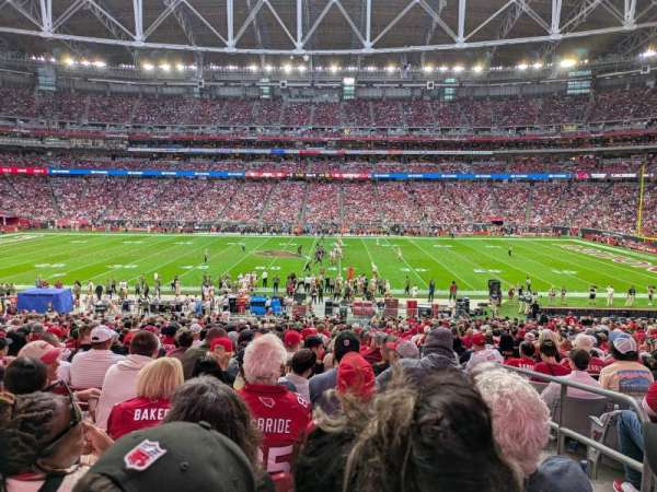 State Farm Stadium, section: 129, row: 38, seat: 2
