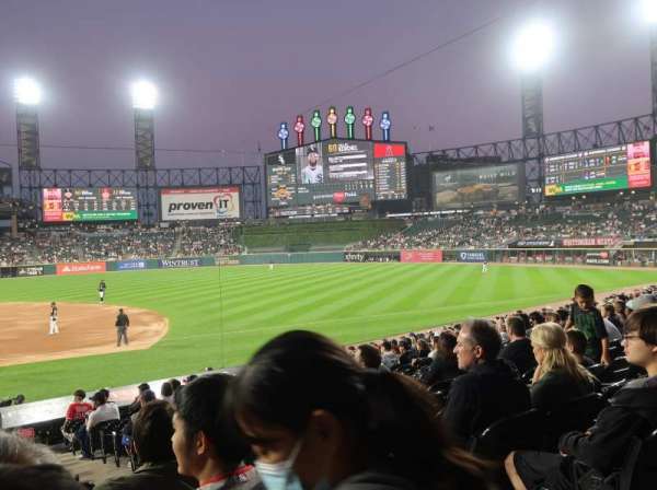 Rate Field, section: 123, row: 21, seat: 1