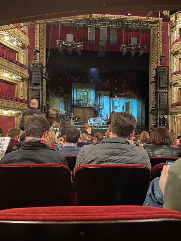 CIBC Theatre, section: Orchestra C, row: v, seat: 105