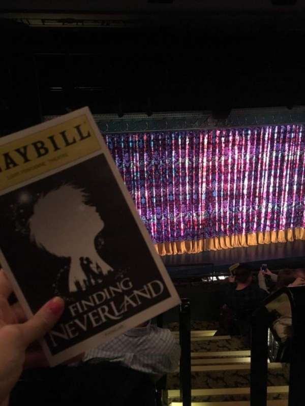 Lunt-Fontanne Theatre, section: Front Mezzanine L, row: E, seat: 1