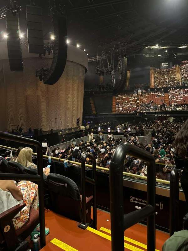 Kia Forum, section: 126, row: 3, seat: 7
