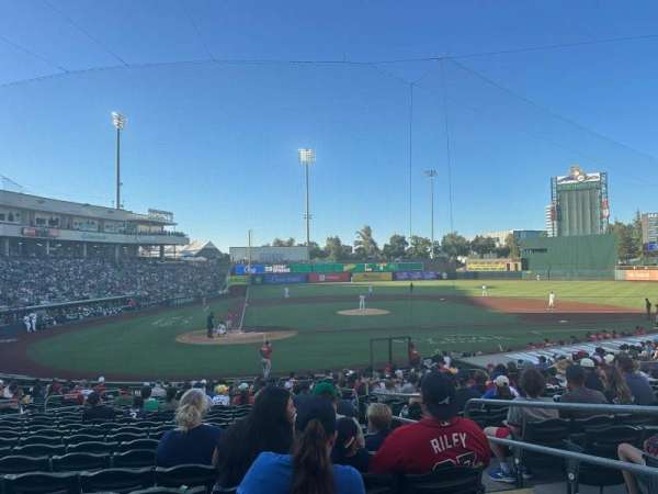 Sutter Health Park, section: 109, row: 21, seat: 2