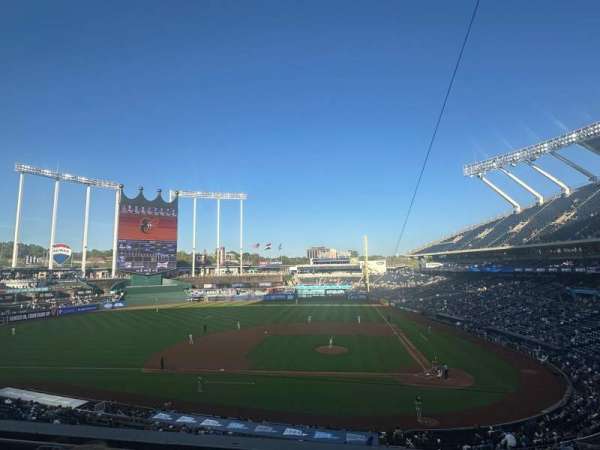 Kauffman Stadium, section: 309, row: B, seat: 7
