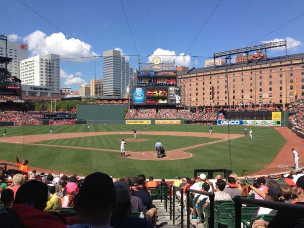 Oriole Park at Camden Yards, section: 40, row: 19, seat: 1