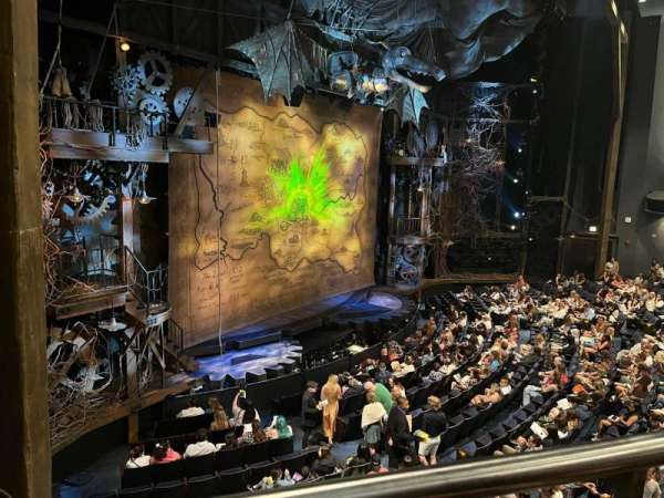 Gershwin Theatre, section: Front Mezzanine L, row: AA, seat: 5