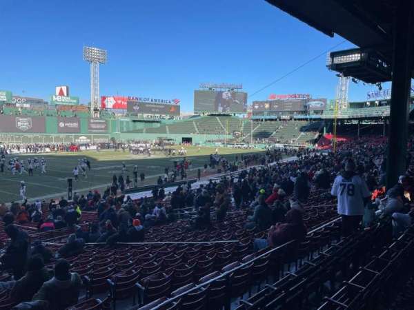 Fenway Park, section: Grandstand 16, row: 4, seat: 25