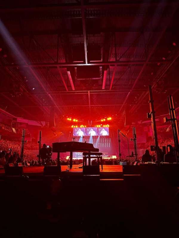 Maverik Center, section: 120, row: 1, seat: 7