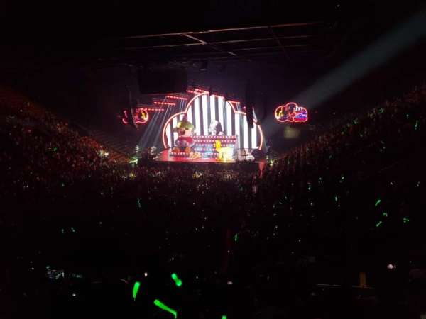 EagleBank Arena, section: 107, row: V, seat: 8