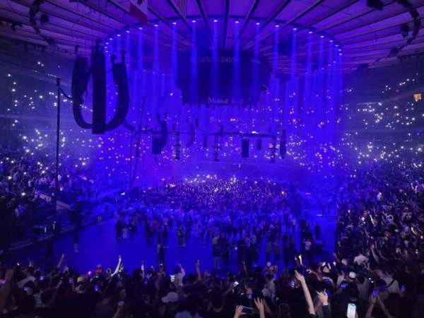Madison Square Garden, section: 103, row: 20, seat: 6