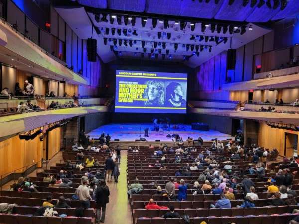 David Geffen Hall, section: First Tier L, row: AA, seat: 3