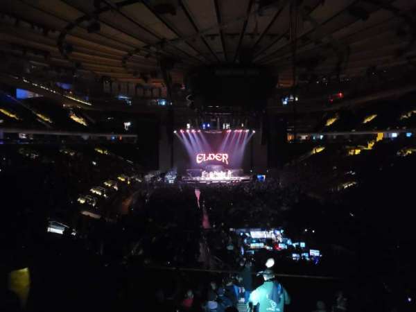 Madison Square Garden, section: 101, row: 20, seat: 30