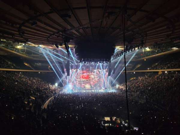 Madison Square Garden, section: 101, row: 20, seat: 30