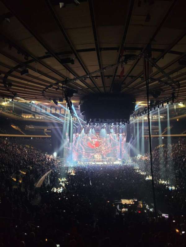 Madison Square Garden, section: 101, row: 20, seat: 30