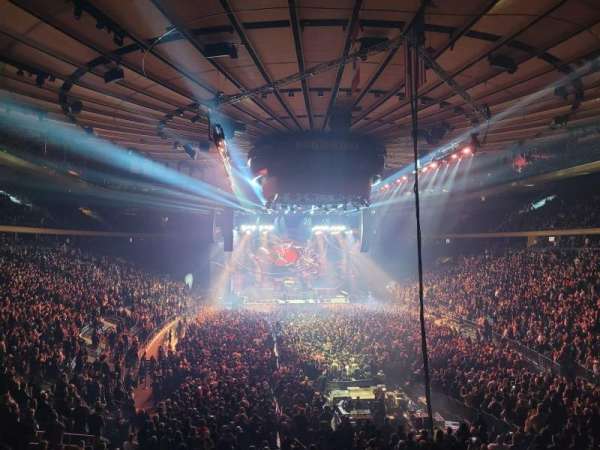 Madison Square Garden, section: 101, row: 20, seat: 30