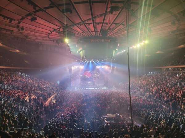 Madison Square Garden, section: 101, row: 20, seat: 30