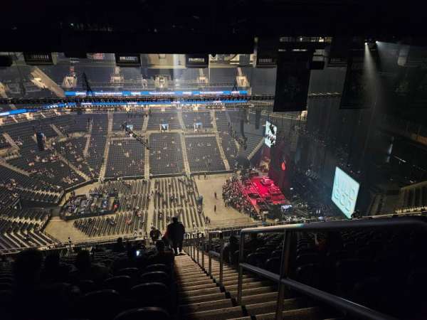 Barclays Center, section: 209, row: 22, seat: 1