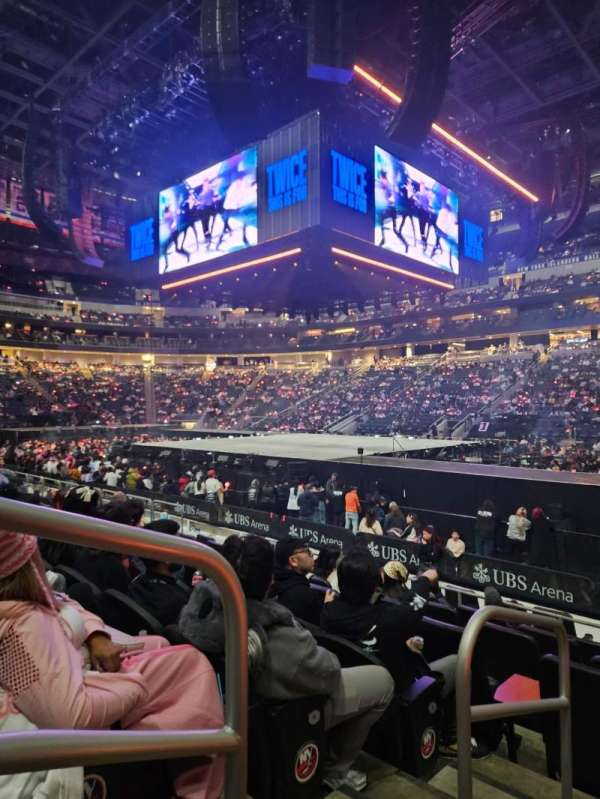 UBS Arena, section: 102, row: 10, seat: 20