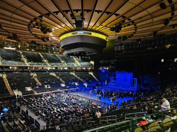 Madison Square Garden, section: 105, row: 20, seat: 11