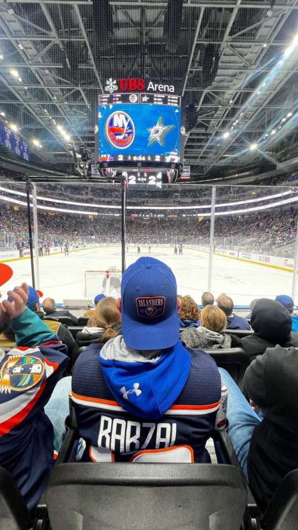 UBS Arena, section: 120, row: 5, seat: 5
