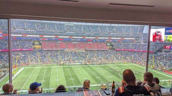 Gillette Stadium, section: R23, row: 3, seat: 5