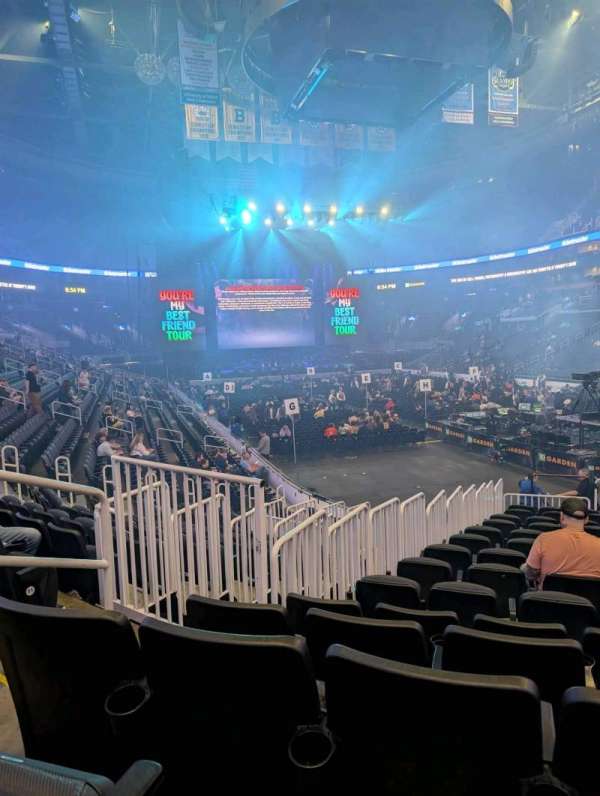 TD Garden, section: 8, row: 14, seat: 7