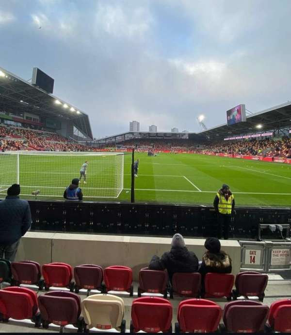 Gtech Community Stadium, section: E114, row: 5, seat: 349