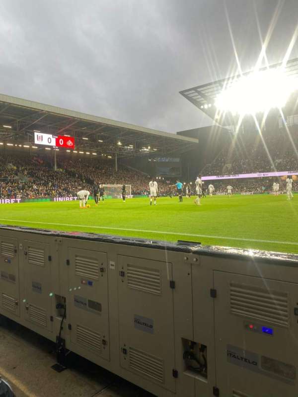 Craven Cottage, section: FL, row: 2, seat: 116