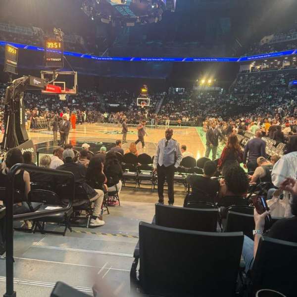 Barclays Center, section: 15, row: 4, seat: 5