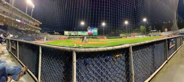 PNC Field, Scranton, section: 20, row: 1, seat: 6