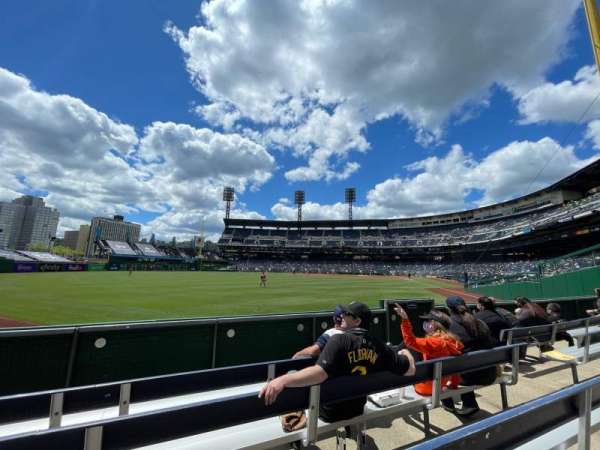 PNC Park, section: 134, row: D, seat: 8