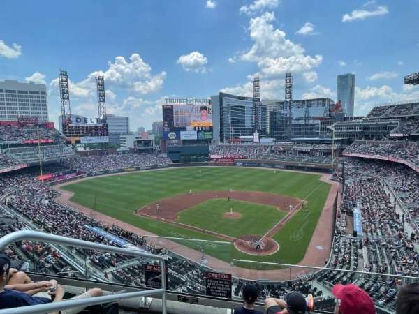 Truist Park, section: 327, row: 4, seat: 22