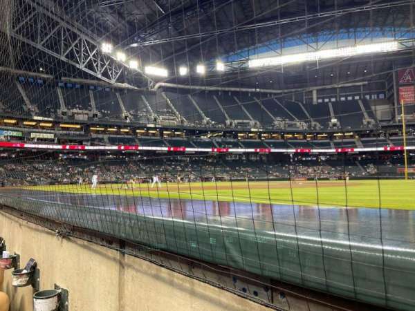 Chase Field, section: 112, row: 1, seat: 5